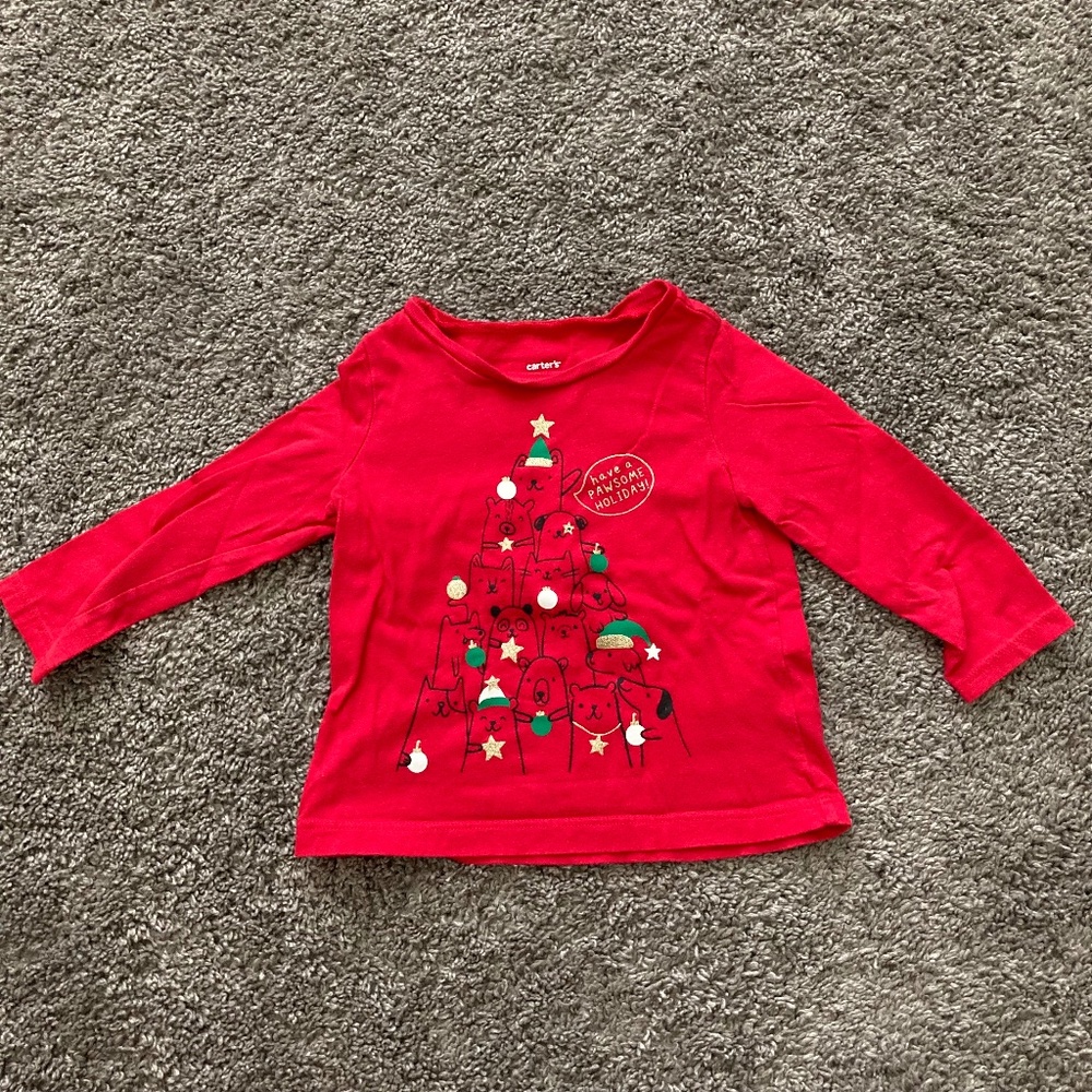 Carter's Pawsome Holiday Shirt